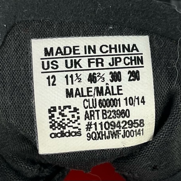 Adidas Crazyquick Turf Soccer Shoes Black Mens Size 12 - Picture 12 of 12